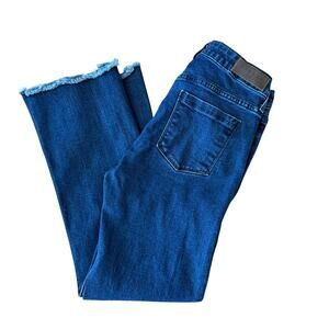 Parker Smith Crop Straight Jeans Size 2 26 Medium Wash Stretch Denim